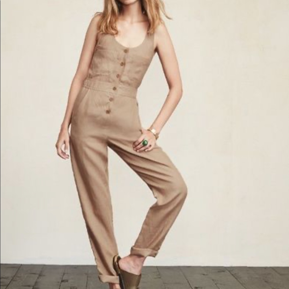 Reformation spencer jumpsuit